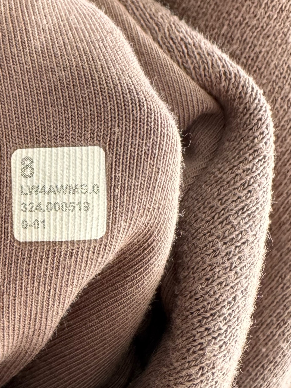 Lululemon Light Cotton Terry Scuba Full Zip Hoodie 8 Taupetastic Gold W4AWMS - Picture 3 of 15